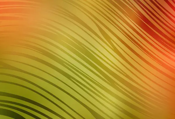 Светло Красный Желтый Векторный Узор Линиями Красочный Геометрический Образец Градиентными — стоковый вектор