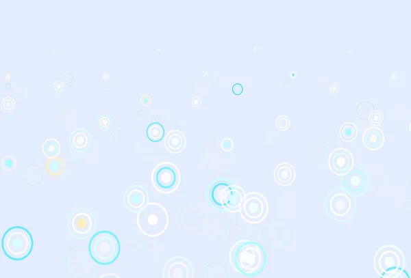 Bleu Clair Fond Vectoriel Jaune Avec Des Points Design Décoratif — Image vectorielle