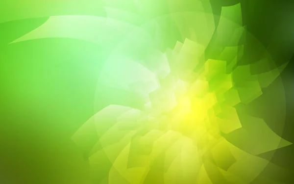 Hellgrüner Vektorhintergrund Mit Sechsecken Design Abstrakten Stil Mit Sechsecken Muster — Stockvektor