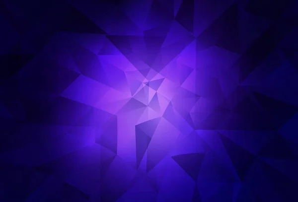 Gradiente Vectorial Púrpura Oscuro Triángulos Textura Ilustración Poligonal Brillante Que — Vector de stock