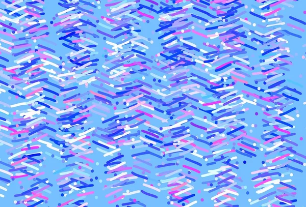 Açık pembe, parlak çizgili yeşil vektör arkaplan. Bulanık dekoratif tasarım basit bir şekilde çizgilerle. Reklamlar, posterler, afişler için desen.