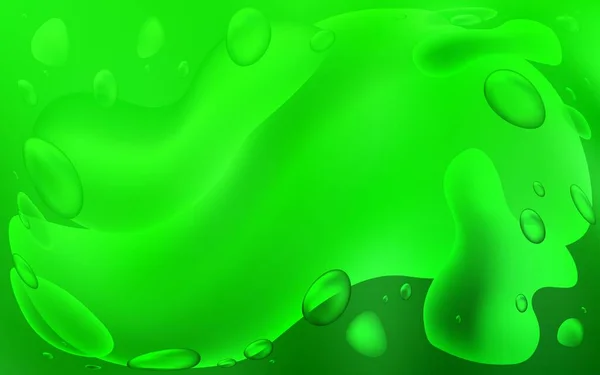 Світло Зелений Векторний Фон Вигнутими Колами Барвисті Ілюстрації Абстрактному Стилі — стоковий вектор