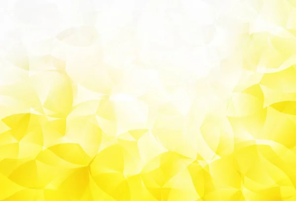 薄い黄色のベクトル多角形の抽象的な背景 エレガントな三角形で抽象的なイラストをキラキラ あなたのウェブサイトのための多角形のデザイン — ストックベクタ