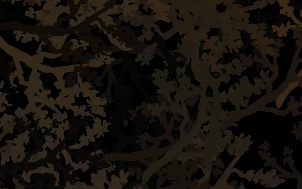 Темно Серый Вектор Деревьями Ветвями Смутная Абстрактная Иллюстрация Деревьями Стиле — стоковый вектор