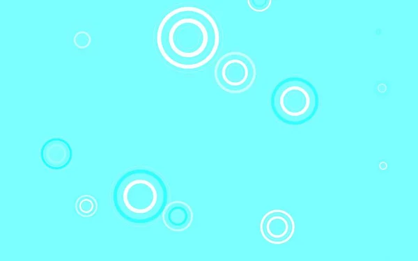 Ljusgrön Vektor Bakgrund Med Bubblor Glitter Abstrakt Illustration Med Suddiga — Stock vektor