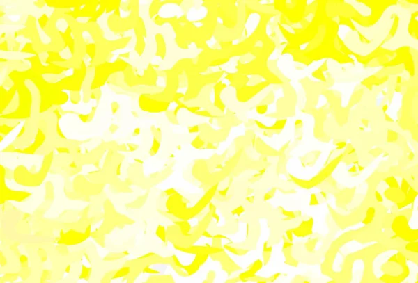 Світло Зелений Жовтий Векторний Шаблон Хаотичними Формами Барвисті Хаотичні Форми — стоковий вектор