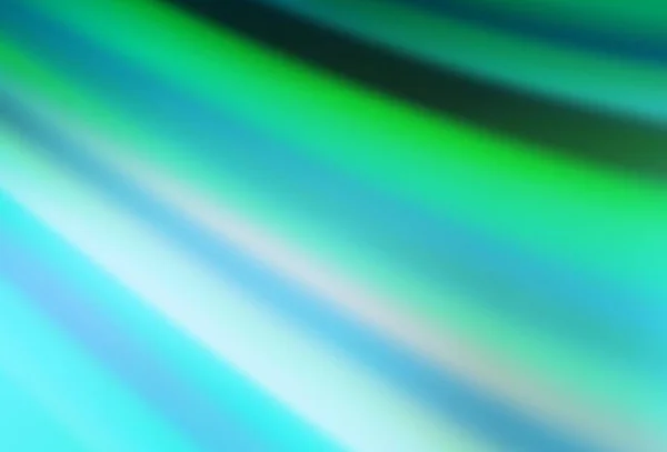 Lichtgrüner Vektor Verschwommene Vorlage Bunte Abstrakte Illustration Mit Farbverlauf Eleganter — Stockvektor