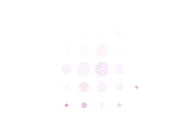 Light Purple Vector Backdrop Dots Glitter Abstract Illustration Blurred Drops — Stock Vector