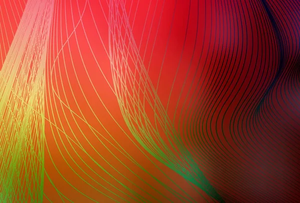 Rouge Foncé Vecteur Jaune Mise Page Abstraite Floue Illustration Abstraite — Image vectorielle