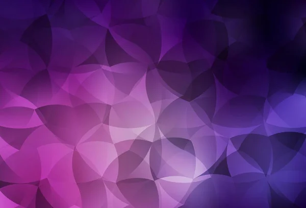 Dark Pink Vektor Abstraktní Mozaiky Pozadí Zářící Polygonální Ilustrace Které — Stockový vektor