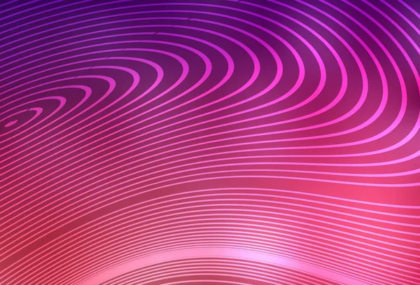 Koyu mor, eğri çizgileri olan pembe vektör deseni. Yaratıcı illüstrasyon, yarım tonlu ve eğimli. Tasarımınız için desen.