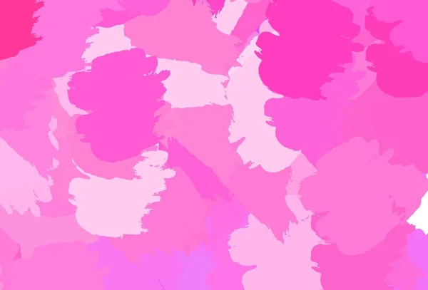 Patrón Vectorial Rosa Claro Con Formas Aleatorias Ilustración Colorida Simple — Archivo Imágenes Vectoriales