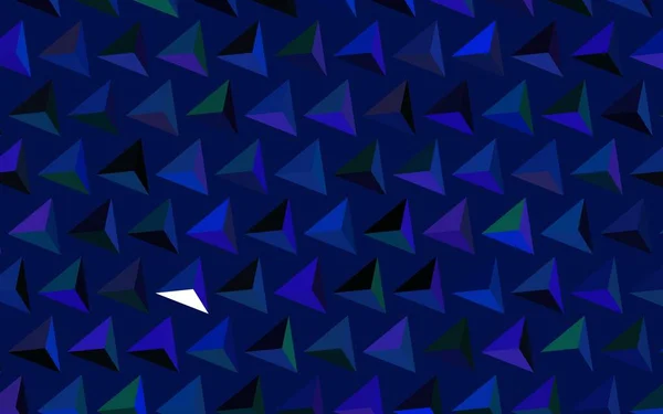 Mörkrosa Blå Vektor Layout Med Linjer Trianglar Glitter Abstrakt Illustration — Stock vektor