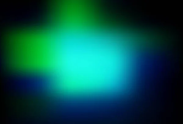 深绿色矢量模糊了明亮的模板 具有渐变的半色调风格的创造性插图 手机的背景 — 图库矢量图片