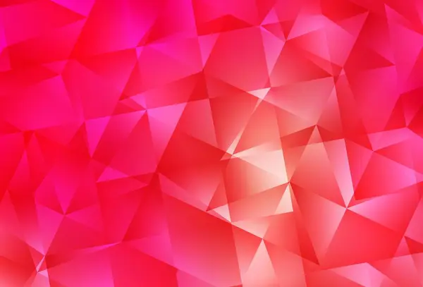 Rouge Clair Texture Triangulaire Gradient Vectoriel Jaune Illustration Abstraite Moderne — Image vectorielle