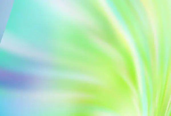 Hellblaues Grünes Vektorabstrakt Layout Neue Farbige Illustration Unschärfestil Mit Farbverlauf — Stockvektor
