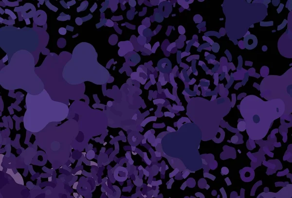 Темно Фіолетовий Векторний Фон Абстрактними Формами Декоративний Дизайн Абстрактному Стилі — стоковий вектор