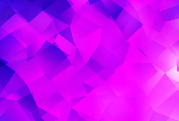 Світло Фіолетовий Рожевий Вектор Сяючий Трикутний Фон Блискуча Абстрактна Ілюстрація — стоковий вектор
