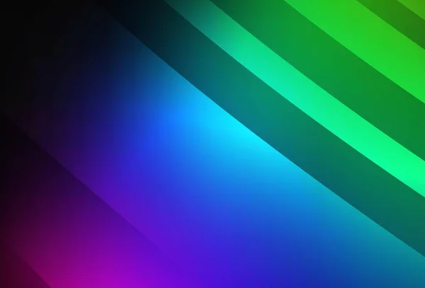 Dark Multicolor Vector Blurred Bright Template Elegant Bright Illustration Gradient — Stock Vector