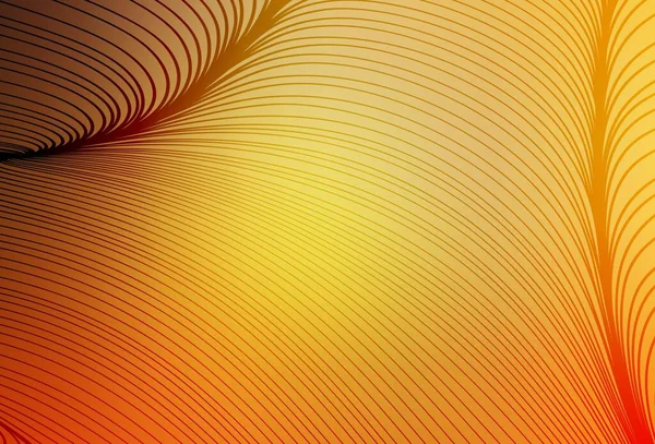 Светло Оранжевый Векторный Отскок Мокрыми Линиями Образец Красочными Линиями Формами — стоковый вектор