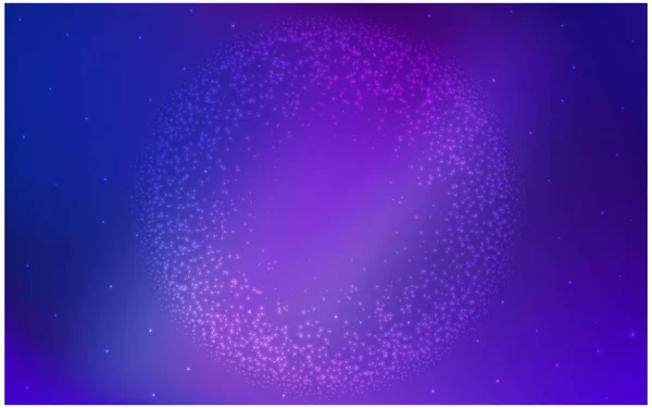 ライトブルー 乳白色の方法星と赤ベクトルテクスチャ カラフルな宇宙の星が光る抽象的なイラスト ポスター バナーに最適なデザイン — ストックベクタ