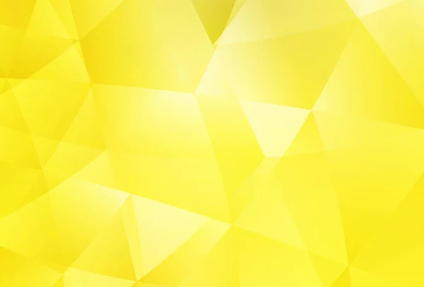 Modèle Triangles Gradient Vectoriel Jaune Clair Illustration Abstraite Moderne Avec — Image vectorielle