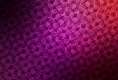 Koyu mor, küreli pembe vektör deseni. Doğa tarzında renkli baloncuklu soyut illüstrasyon. Güzel web siteleri için desen.