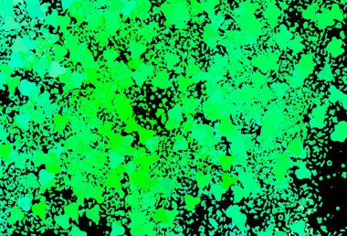 Koyu yeşil, soyut şekilli sarı vektör dokusu. Soyut gradyan şekilli basit renkli çizimler. İşiniz için en iyi akıllı tasarım.