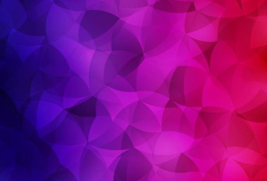 Koyu mor, pembe vektör mozaik şablon. Çokgen soyut çizim ve gradyan. Bir markanın arkaplanı için desen.