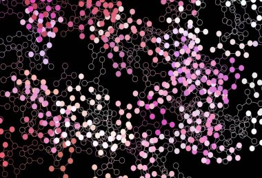 Koyu kırmızı, sarı vektör arkaplan ve yapay zeka verileri. Parlak renkli bir illüstrasyon ve yapay zekanın gerçek yapısı. Siber yeniliklerin tasviri için tasarım.