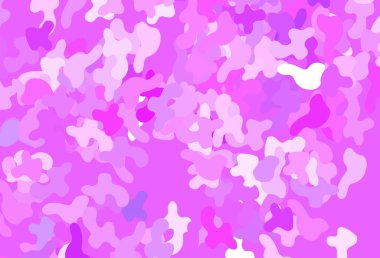 Soyut formlarla açık mor vektör dokusu. Soyut gradyan şekilli basit renkli çizimler. Kartvizitiniz için modern tasarım.