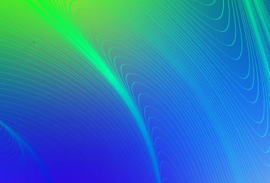 Açık mavi, çizgileri olan yeşil vektör arkaplan. Renkli çizgileri ve şekilleri olan bir örnek. Fikirlerin için bir örnek..