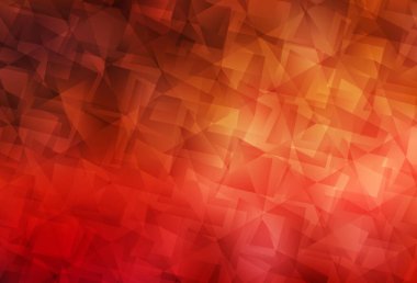 Açık kırmızı vektör düşük polimerli doku. Üçgenli renkli soyut çizimler. Pankartın için tamamen yeni bir şablon.