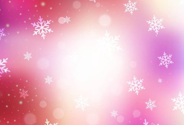 Açık Kırmızı, sarı vektör arkaplan tatil tarzında. Noel tarzında renkli bir tasarım ve eğilim. Okul ve dil bilgisi siteleri için desen.