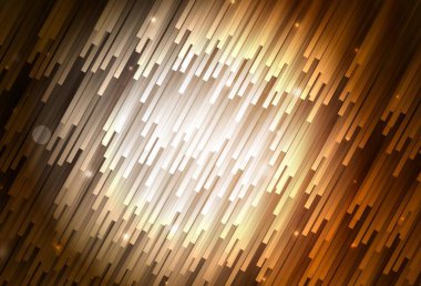 Düz çizgileri olan koyu turuncu vektör düzeni. Çizgilerle modern geometrik soyut çizim. Meşgul web siteleriniz için şablon.