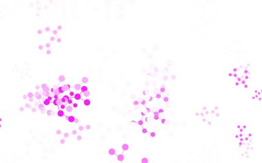 Açık Mor, Pembe vektör arkaplan ve yapay zeka formları. Parlak renkli bir illüstrasyon ve yapay zekanın gerçek yapısı. Poster ve teknoloji sembolü.