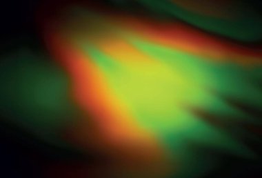 Koyu yeşil, sarı vektör parlak şablonu bulanıklaştırdı. Gradyan ile modern soyut çizim. Bir cep telefonu için arka plan.