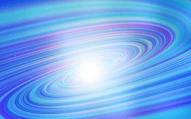 Astronomik yıldızlı hafif BLUE vektör arkaplanı. Bulanık arkaplandaki ve gradyanı olan uzay yıldızları. Astronomi web siteleri için desen.