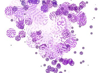 Soyut formlarla açık mor vektör dokusu. Soyut gradyan şekilli basit renkli çizimler. Duvar kağıtları için zarif tasarım.