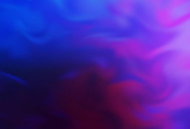 Açık Pembe, Mavi vektör bulanık şablon. Görüntü stili ve gradyanı olan yeni renkli çizimler. Çalışmalarınız için akıllı tasarım.