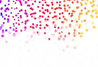 Açık kırmızı, soyut şekilli sarı vektör dokusu. Rastgele şekillerle soyut tarzda dekoratif tasarım. Web siteniz için basit tasarım.