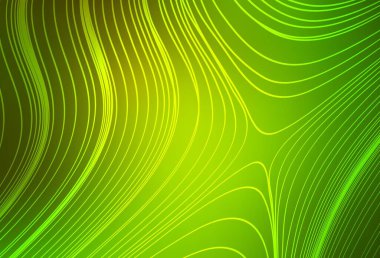 Açık yeşil, sarı vektör ışıltılı soyut düzen. Gradyan tasarımlı, soyut, ışıltılı çizimler. Web siteniz için bulanık tasarım.