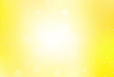 Yeni yıl tarzında açık sarı vektör düzeni. Gradyan Noel elementleri içeren bir Akıllı Çizim. Bir üniversite posteri için en iyi tasarım, afiş.