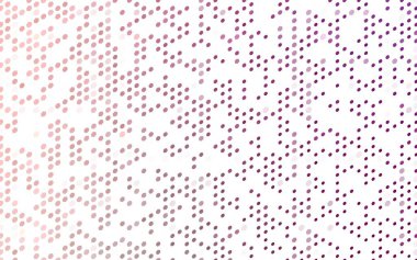 Yılbaşı kar taneleriyle açık pembe vektör deseni. Buz kristalleri ile modern geometrik soyut çizim. Bu kalıp yeni yıl ilanı, broşürler için kullanılabilir.