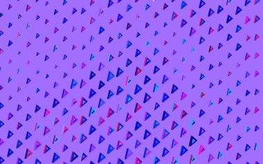 Koyu mavi, kırmızı vektör düzeni çizgiler, üçgenler. Soyut üçgenli dekoratif tasarım. Duvar kağıtları için zarif tasarım.