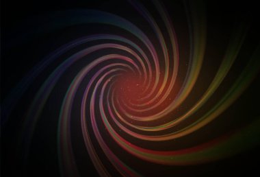 Koyu pembe, uzay yıldızlı sarı vektör şablonu. Bulanık arkaplandaki ve gradyanı olan uzay yıldızları. İş ilanınız için akıllı tasarım.