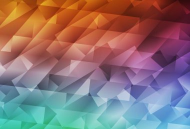 Açık yeşil, kırmızı vektör deseni kare şeklinde. Renkli dikdörtgenleri olan bir resim. İş ilanları, broşürler, broşürler için desen