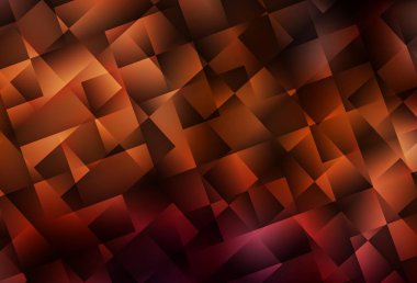 Eşkenar dörtgenli koyu kırmızı vektör arkaplanı. Renkli dikdörtgenlerle modern soyut çizimler. Şablon bir arkaplan olarak kullanılabilir.