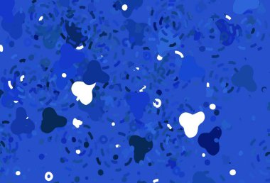 Soyut biçimlerde hafif BLUE vektör dokusu. Soyut tarzda rengarenk gradyan şekilleri olan bir resim. Kartvizitiniz için modern tasarım.