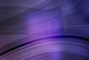 Açık Mor çizgili vektör arkaplanı. Değişken çizgileri olan renkli geometrik örnek. Web siteniz için soyut tasarım.